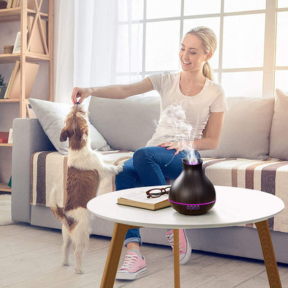 BZseed Aromatherapy Diffuser 550ml – Ultrasonic Humidifier with Auto-Off