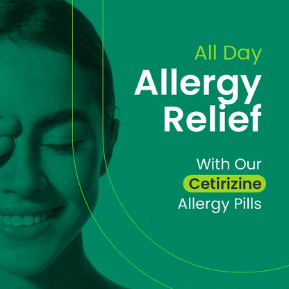 C'rcle Cetirizine HCL 10mg 365 Tablets — Non-Drowsy 24-Hour Allergy Relief