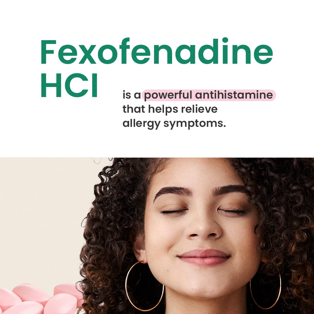 C'rcle Fexofenadine 180mg Allergy Pills - Non-Drowsy 24 Hour Allergy Relief for Adults (150 Count)