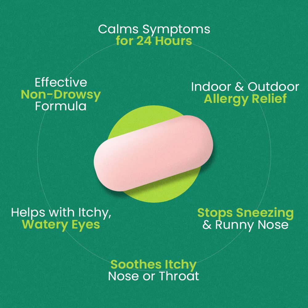 C'rcle Fexofenadine 180mg Allergy Pills - Non-Drowsy 24 Hour Allergy Relief for Adults (150 Count)