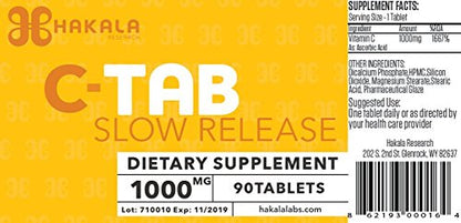 C-Tab - 90 Tablets | Vitamin C 1000 mg