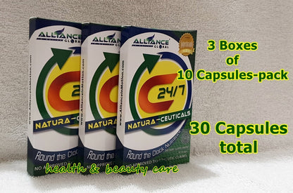 C24/7 Natura-Ceutical 3 Boxes Dietary Supplement – 30 Tablets
