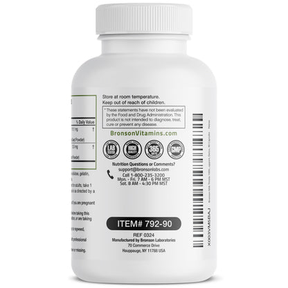 Bronson Milk Thistle Silymarin Marianum & Dandelion Root – Liver Health, Antioxidant Support, 90 Capsules