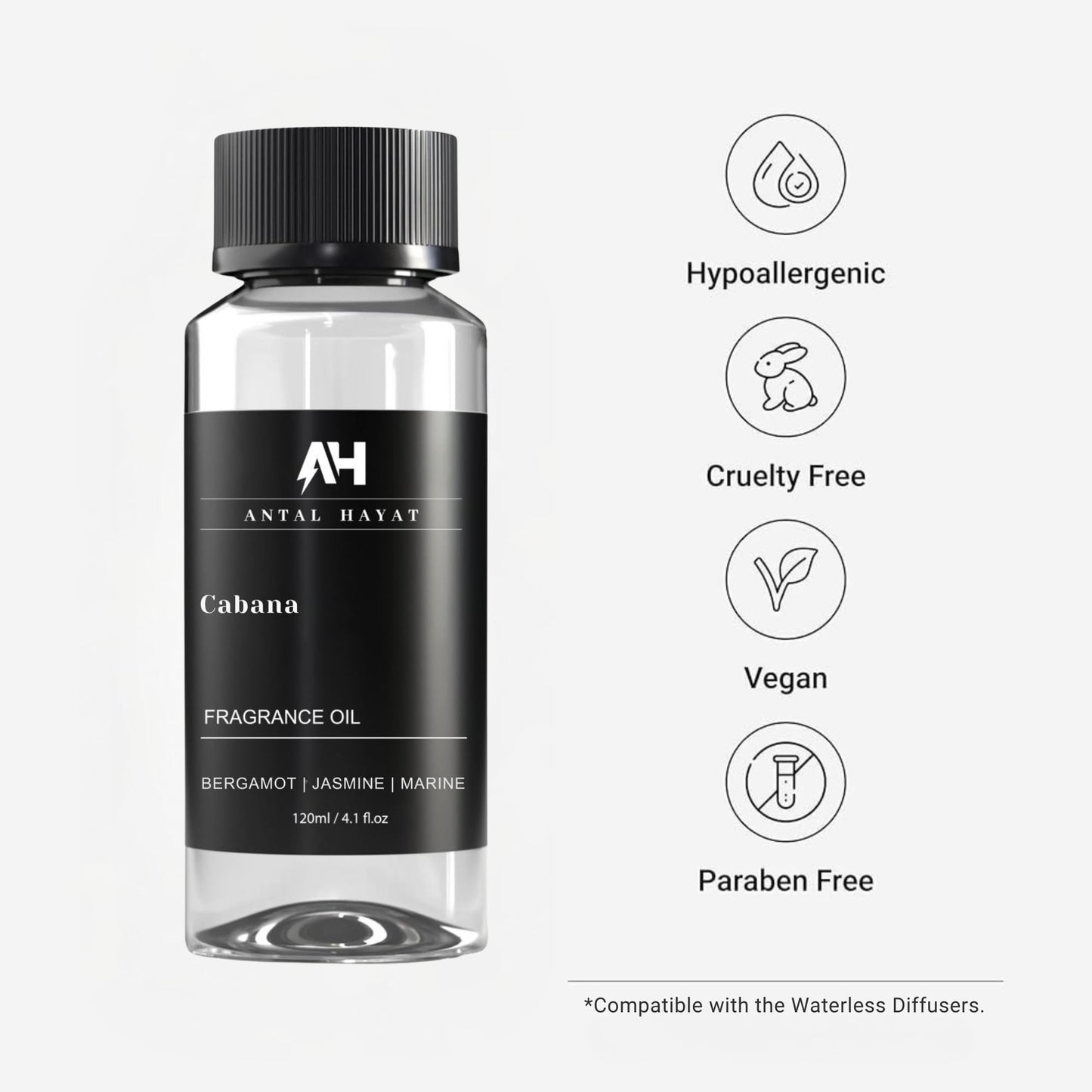 Hotel Scents Cabana Diffuser Oil – Ritz Carlton Inspired, 120mL