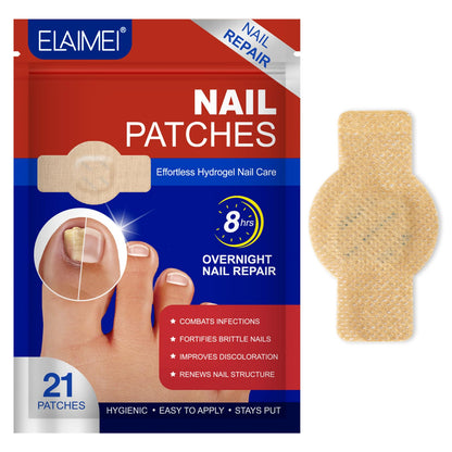 Cacukn Toenail Treatment Extra Strength Patches – Overnight Renewal (21 Pcs)