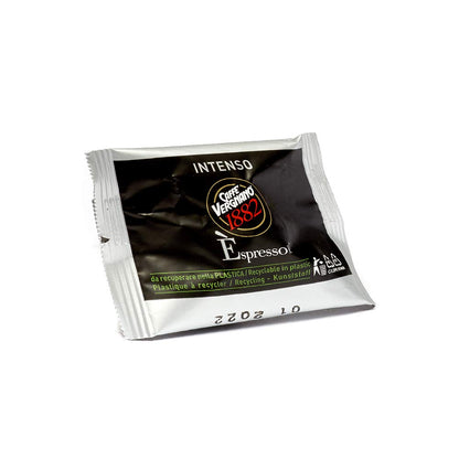 Caffe Vergnano Intenso Espresso Capsules – Nespresso Original Line Compatible, Compostable, Medium Roast, 50 Count (25oz) – Imported from Italy