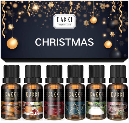 CAKKI Christmas Essential Oils Gift Set – 6x10mL