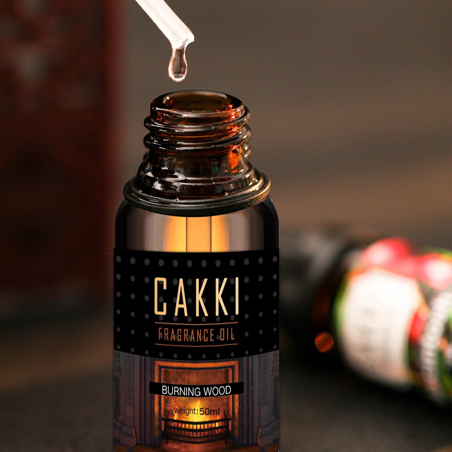 Essential Oils for Diffusers 50ml – Scent-Burning Wood, by Cakki Fragrance Oils