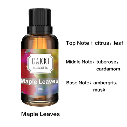 CAKKI Scent-Maple Leave Essential Oils 50ml – Diffuser Oils for Home, Candle & Soap Making