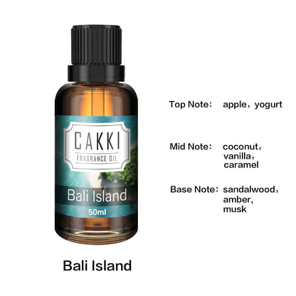 CAKKI Scent-Bali Island Diffuser Oil 50ml - Essential Oils for Diffusers