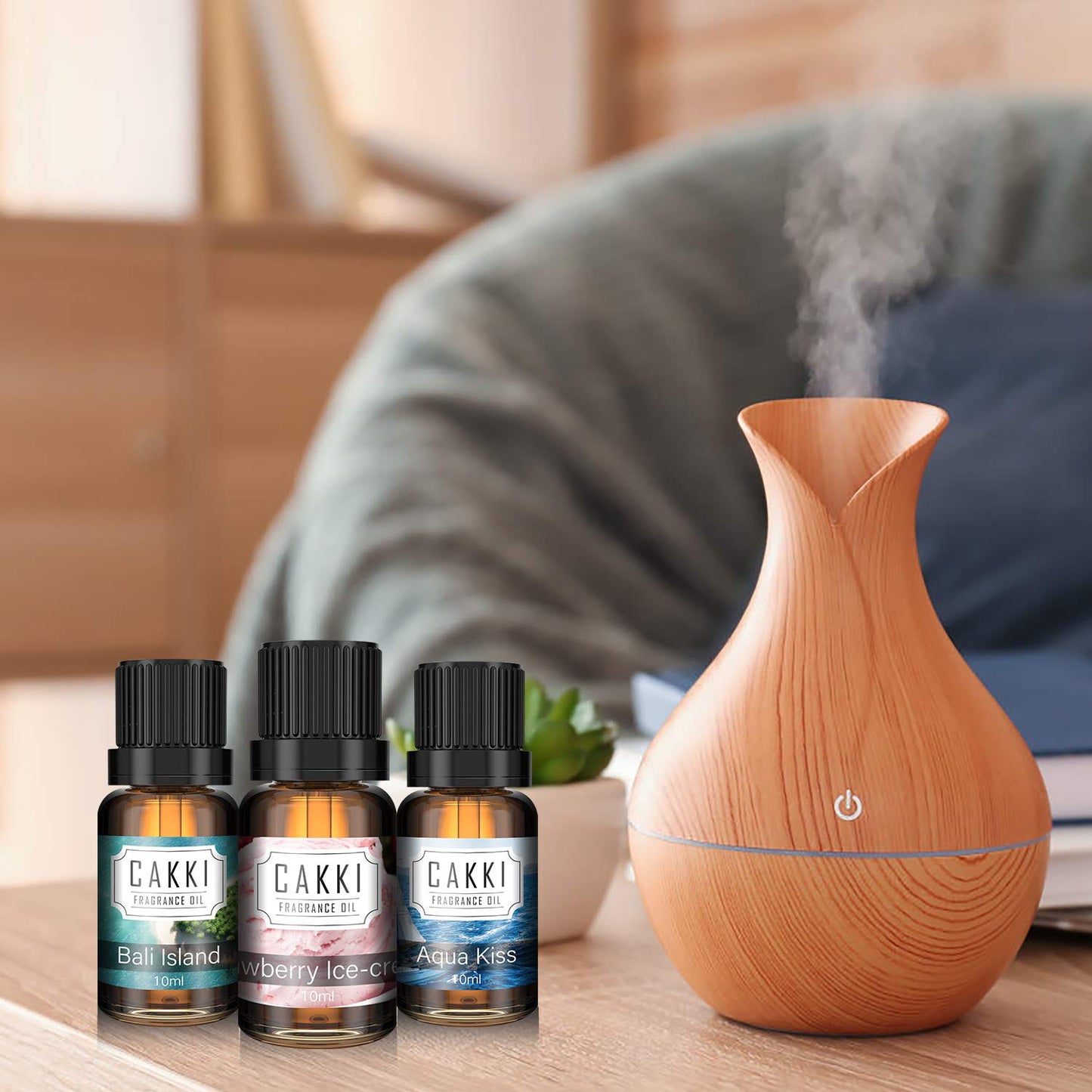 CAKKI Summer Fragrance Oils Set 6x10ml – Coconut Passion, Plumeria, Pina Colada
