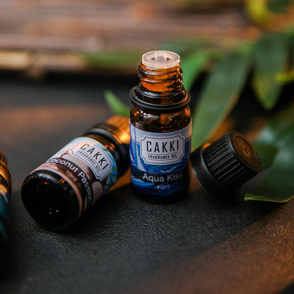CAKKI Summer Fragrance Oils Set 6x10ml – Coconut Passion, Plumeria, Pina Colada