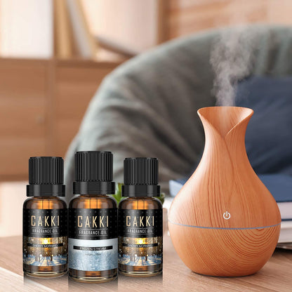 CAKKI Winter Essential Oils Set – 6 Scents for Diffusers, Candles, Soaps & Gifts