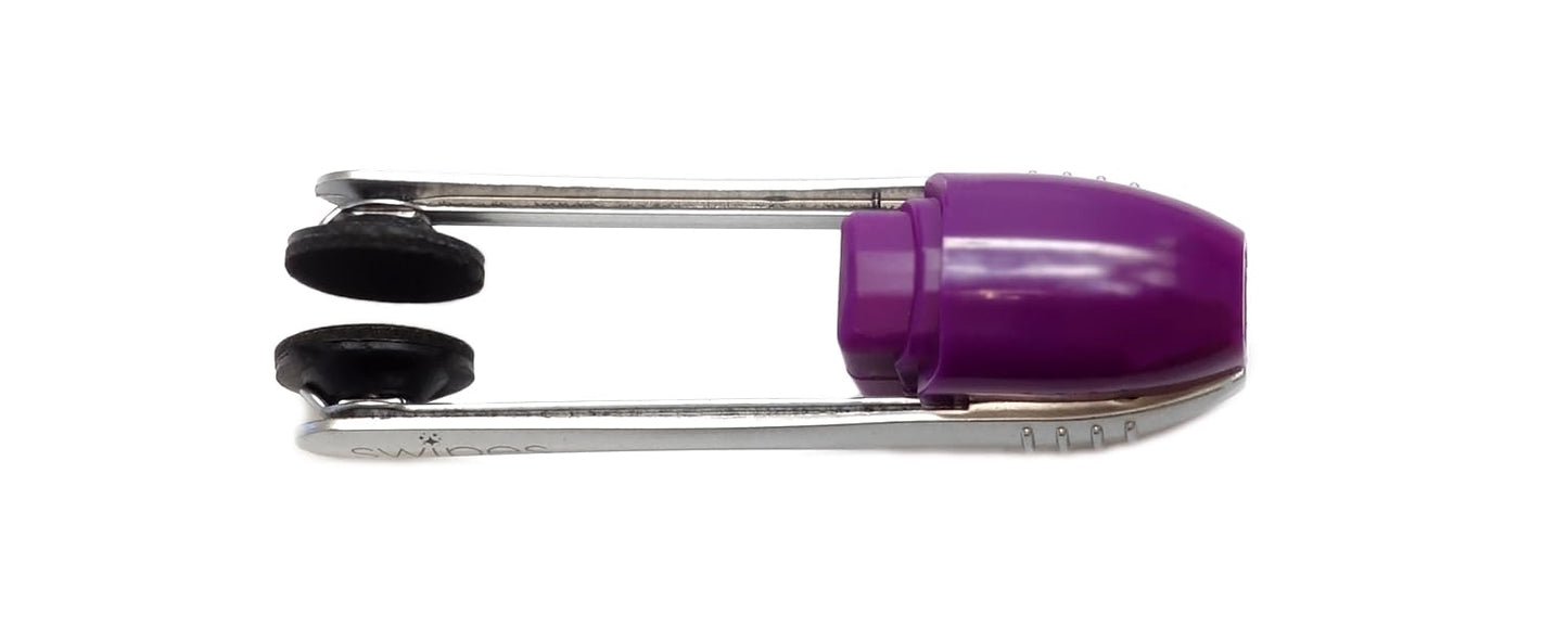 Calabria Carbon Eyeglass Cleaner – Portable Purple Carbon Microfiber Lens Cleaner