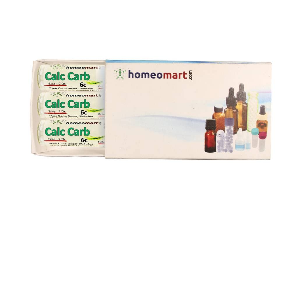 Calcarea Carbonica Homeopathy Pellets 6C Potency – Pack of 3 | Homeomart