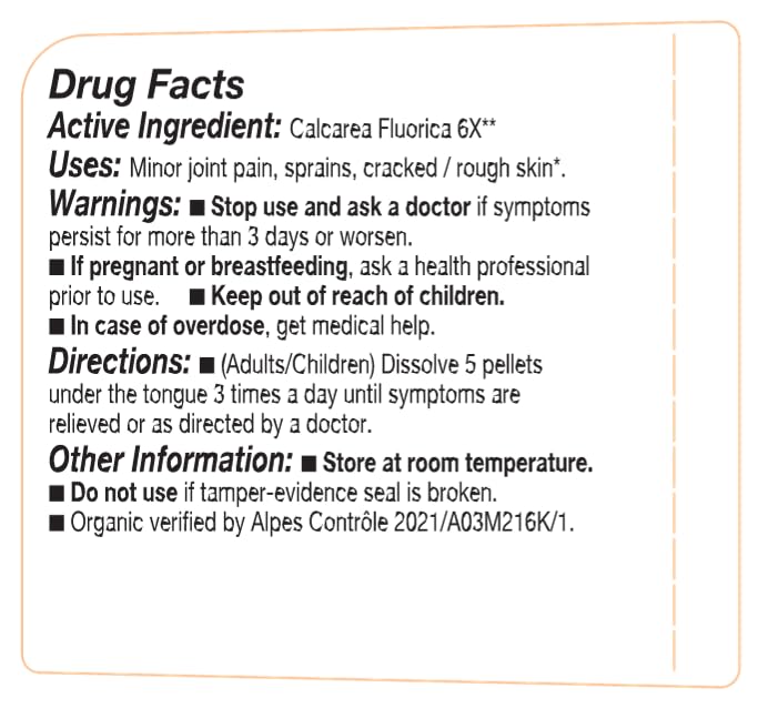 Calcarea Fluorica – OLLOIS Organic & Vegan Cell Salt #1 (Pack of 2)
