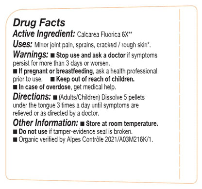 Calcarea Fluorica – OLLOIS Organic & Vegan Cell Salt #1 (Pack of 2)