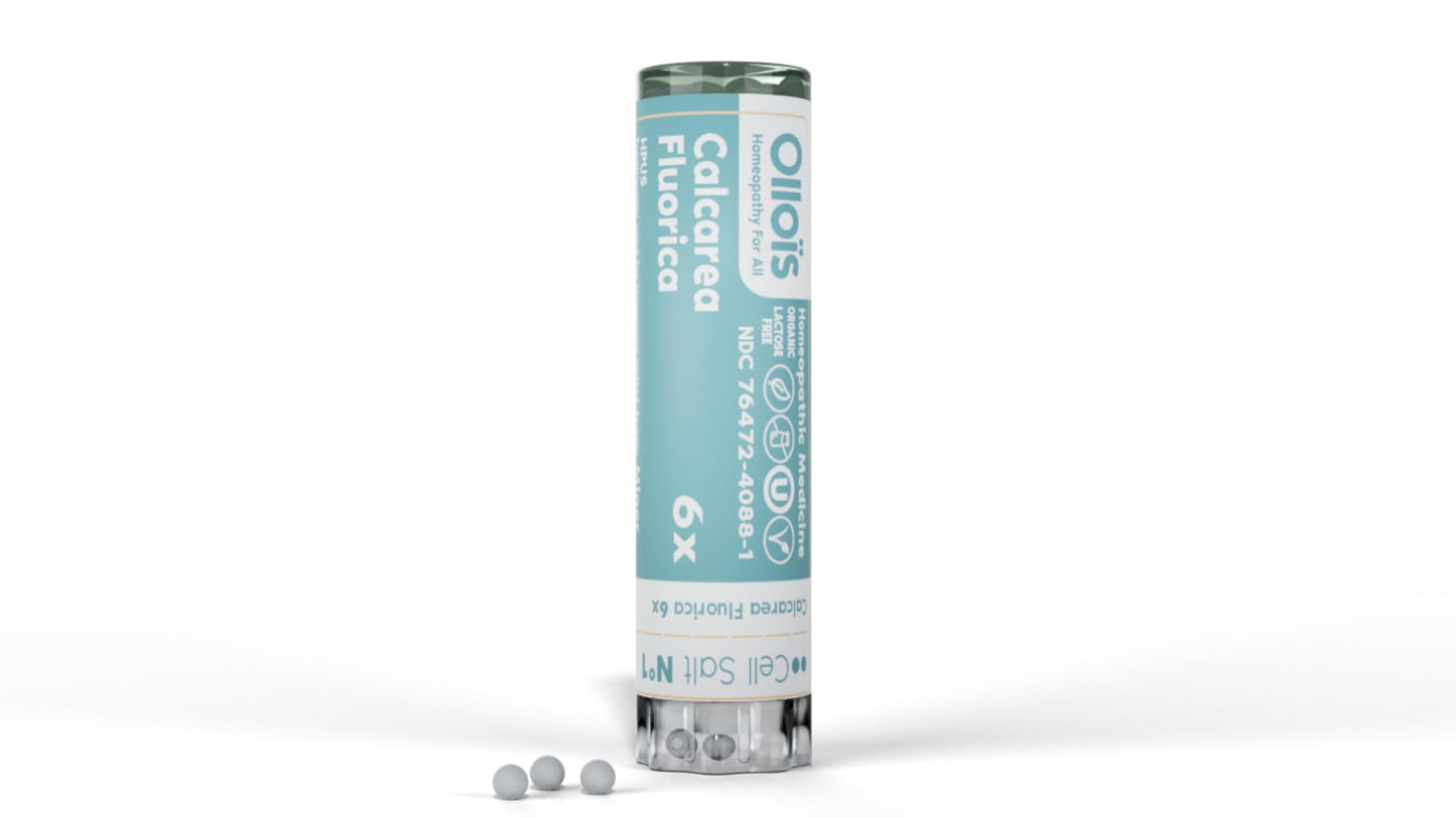 Calcarea Fluorica OLLOIS - Organic, Vegan, Kosher Cell Salt #1 (80 pellets)