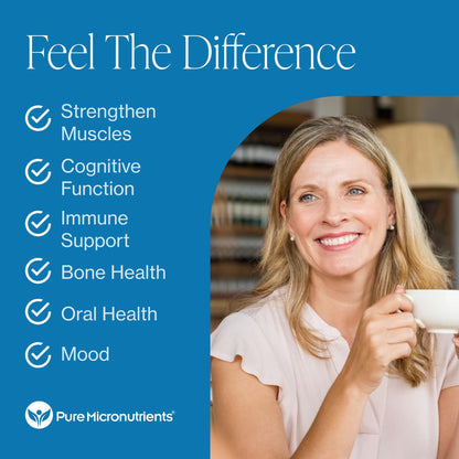 Vitamin D3 K2 MK7 100mcg/5000 IU | Vegan, 60 Caps | Bone, Heart & Immunity