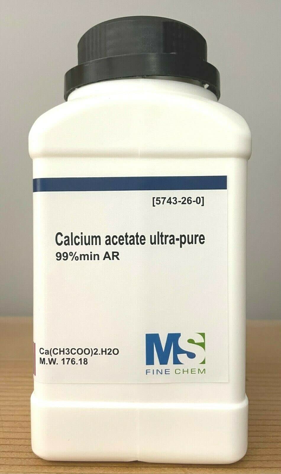Calcium Acetate, Ultra Pure, 99% min. 500 Grams