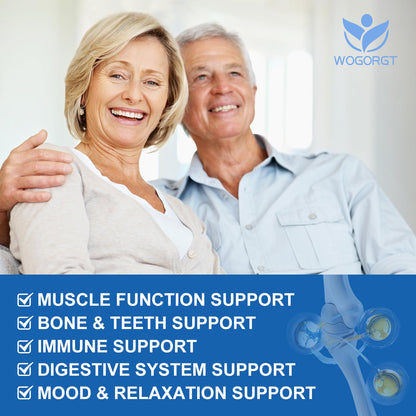 Calcium Citrate 1200mg with Vitamin D3 | Vegan Calcium Magnesium Zinc for Bone & Immune Support – 120 Tablets