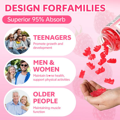 Calcium Citrate Gummies 1200mg – 60 Count | Adults & Kids
