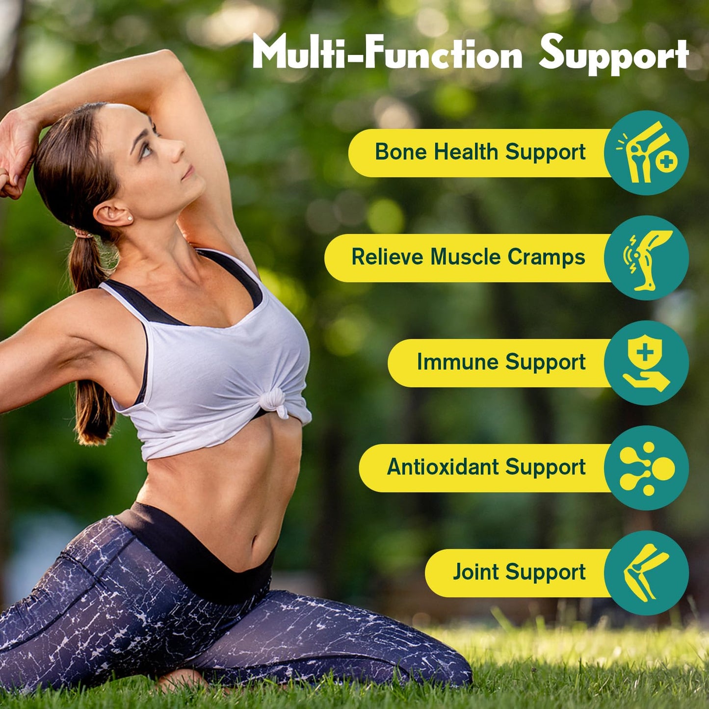 1200mg Calcium Citrate Gummies with Vitamin D3 & K2 – Bone, Muscle & Immune Support | Raspberry