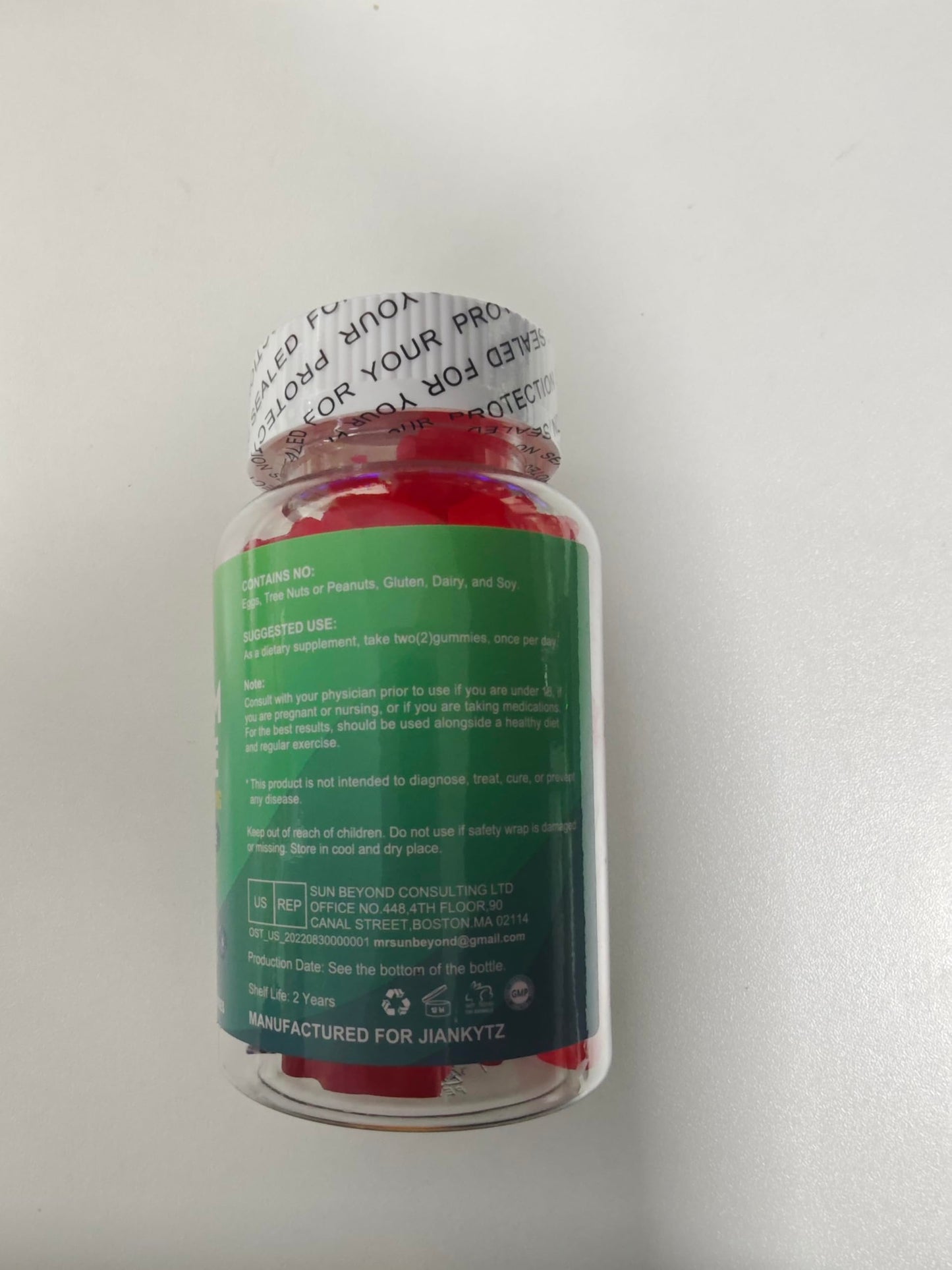 1200mg Calcium Citrate Gummies with Vitamin D3 & K2 – Bone, Muscle & Immune Support | Raspberry
