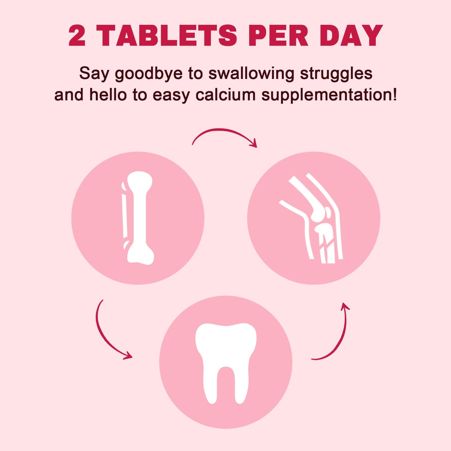 Calcium Citrate 1200 mg with Vitamin D3 | 120 Count Vegan Supplement for Bone & Teeth Health