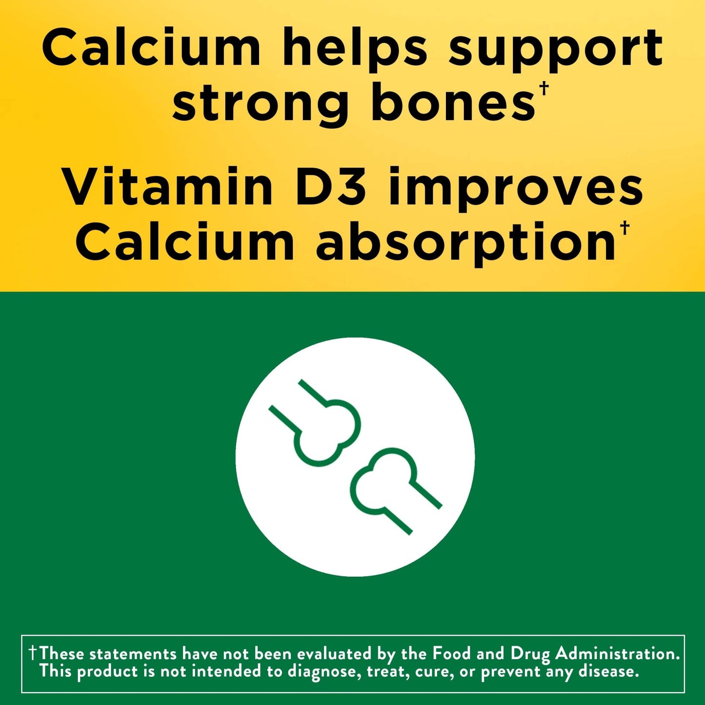 Nature Made Calcium Gummies 500 mg + Vitamin D3 – 80 Gummies, 40 Day Supply