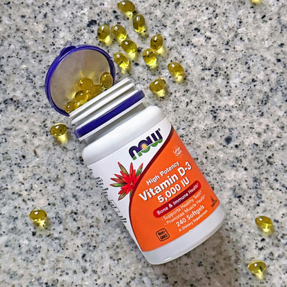 Now Supplements Bundle: Vitamin D-3 5,000 IU & Vitamin K-2 MK-4