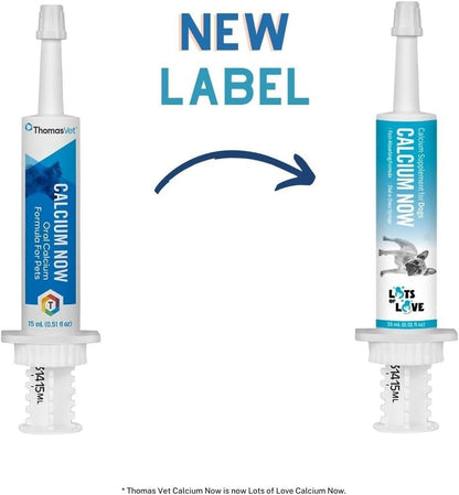 Calcium Now Whelping Calcium Paste for Dogs (15 ml, Vanilla) – Pack of 2 | Breeders Friendly