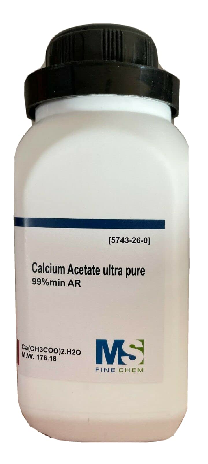 Calcium Acetate Ultra Pure 99% Min – 100 g | Lab Grade, Not for Food