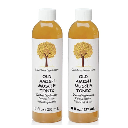 Caleb Treeze Old Amish Muscle Tonic 8 oz (Pack of 2) – Organic Cramp Relief
