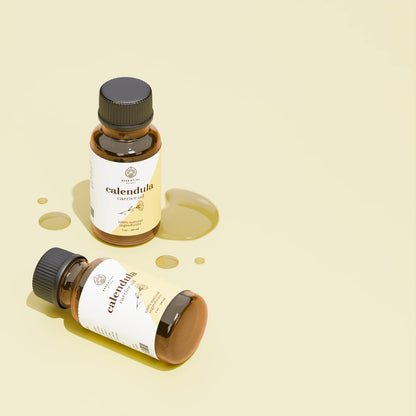 Calendula Oil - Premium Carrier Oil for Skin, Face, Body & Hair | Hydrating, Vegan & Cruelty-Free | 1 Fl Oz