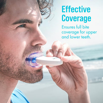 Cali White Teeth Whitening Kit with LED Light – 2x5ml Syringes & Trays