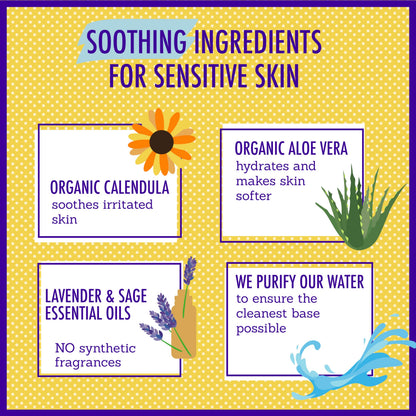 California Baby Calendula Baby Shampoo + Wash 2-Pack – Plant-Based, Hypoallergenic