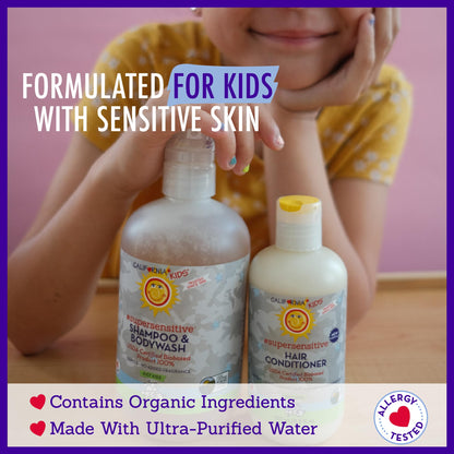 California Kids Shampoo + Body Wash - Super Sensitive Unscented | 8.5 oz