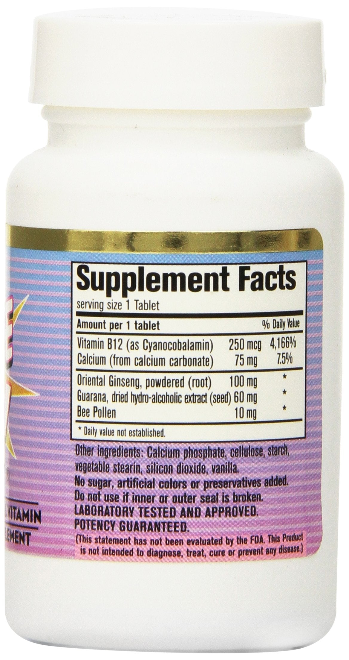 California Natural Pick Me Up Vitamin, 60 Count – Mild Energy