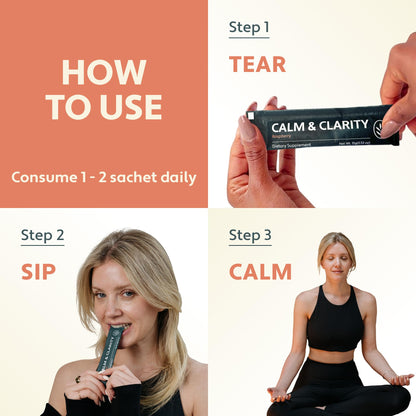 Calm & Clarity Raspberry Liquid Shot – Fast-Acting Calm (15-count)