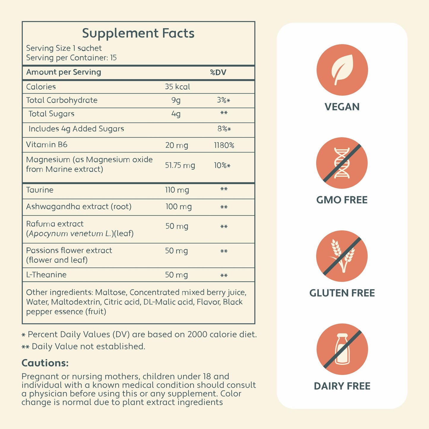 Calm & Clarity Raspberry Liquid Shot – Fast-Acting Calm (15-count)