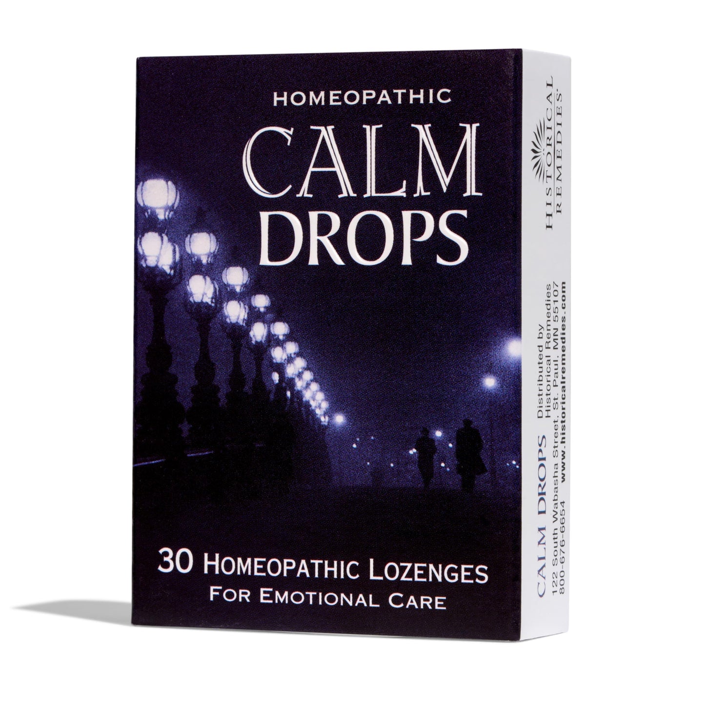 Calm Drops Homeopathic Lozenges – Vegan, Gluten-Free Vanilla Flavor