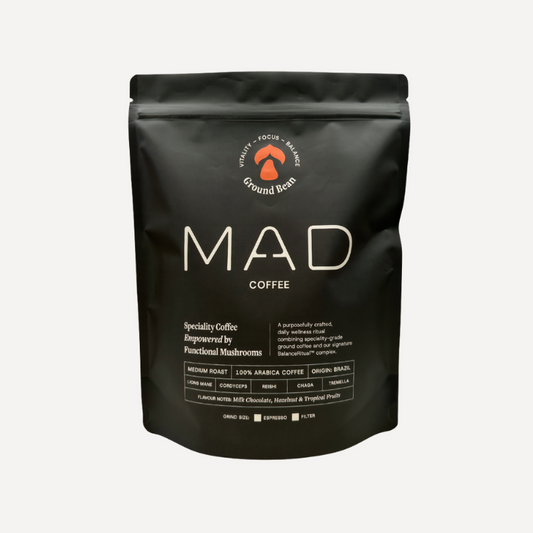 Mushroom Espresso UK | MAD Coffee BalanceRitual™ Elevate Functional Coffee (Espresso Grind) FUNC