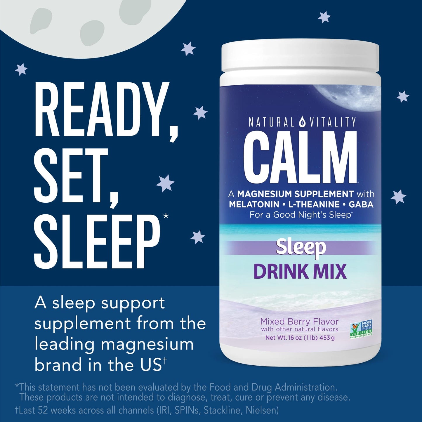 Natural Vitality Natural Calm Specifics CALMFUL SLEEP (Mixed Berry Flavor) 6 oz