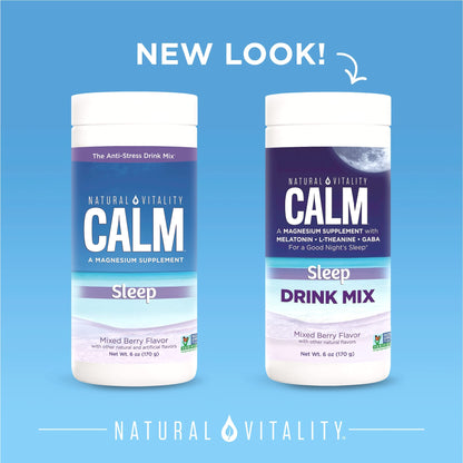 Natural Vitality Natural Calm Specifics CALMFUL SLEEP (Mixed Berry Flavor) 6 oz