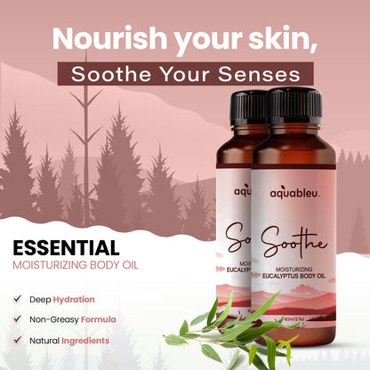 Eucalyptus Massage Oil – Soothing Aromatherapy (80ml) | Relaxation Gift