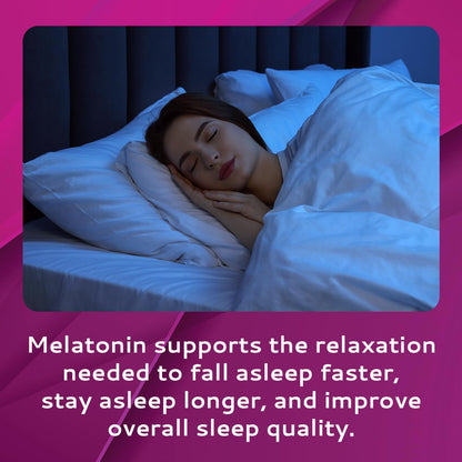 CALMOUR 30 Sleep Strips - 3mg Melatonin, Quick-Dissolving, Travel-Friendly Sleep Aid