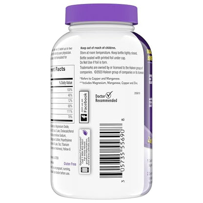 Caltrate 600 Plus D3 Minerals - Calcium & Vitamin D Tablets, 165 Count