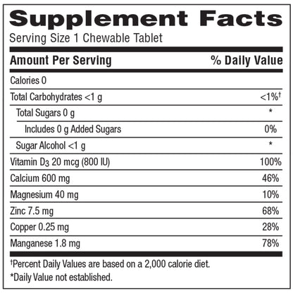 Caltrate Chewables 600 Plus D3 Plus Minerals Calcium Vitamin D Supplement – 60 Count (Cherry, Orange & Fruit Punch)