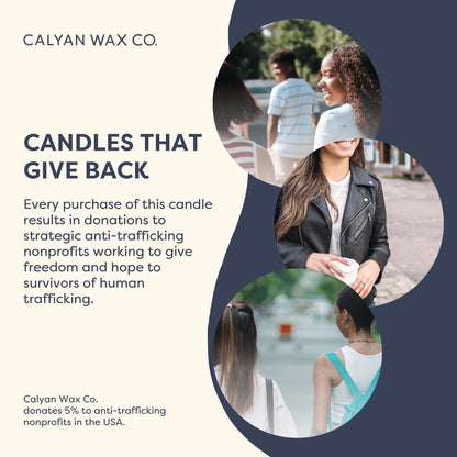 Calyan Wax Co Desert & Agave Candle - 75 Hr Burn | Non-Toxic Soy